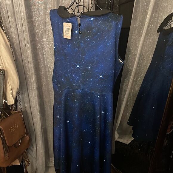 Doctor who nwt plus size 1/1-2xl fit & flare collared scuba dress torrid fangirl - Picture 7 of 12